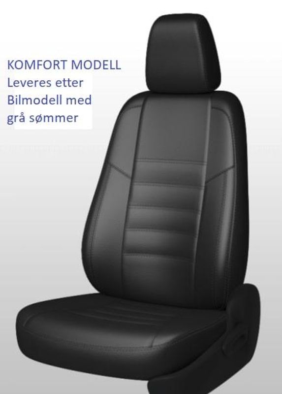 Setetrekk i skinn Vito 2003-2014  1+2 