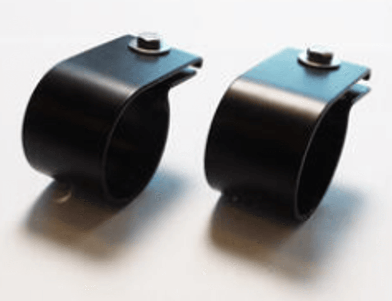 Antec Lyktefester 60mm Sort 2 stk.